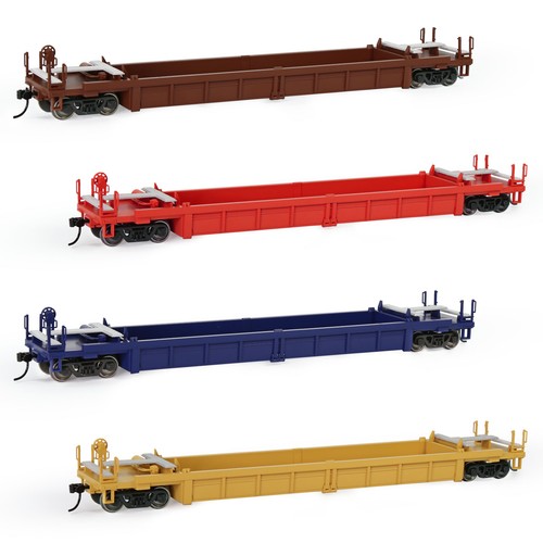 1pc 3pcs well car wagons - 1pc/3pcs,