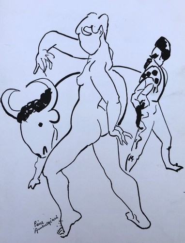 Lithographie après pierre - d'après,