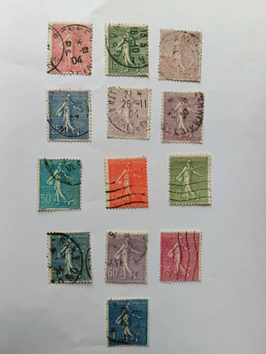 Timbre france 1924 série - timbre,