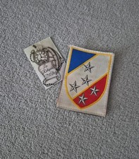 Ecusson / insigne tissu militaire de la 1 er armée velcro