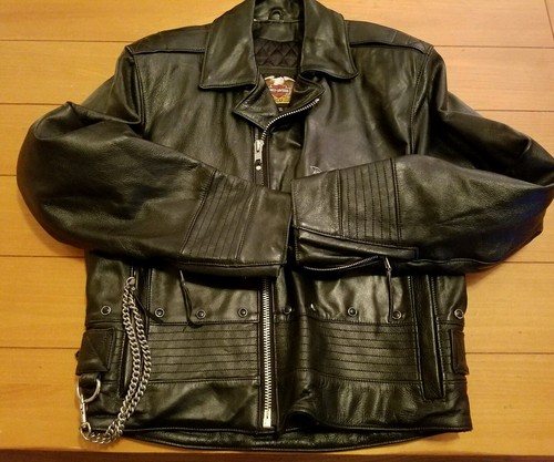 Veste cuir usa1 harley - cuir,