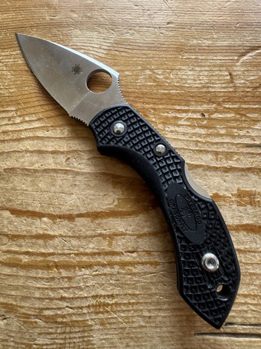 Spyderco dragonfly black 10 - dragonfly,
