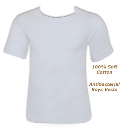 Gilet blanc garçon manches