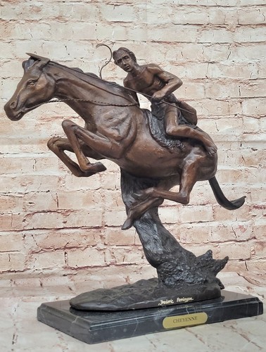 Statue bronze grande - en,