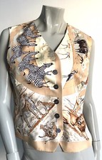GILET VEST WOMEN HERMES VINTAGE "KENYA" TAILLE 44 EN EXCELLENT ETAT
