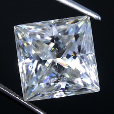 Couleur naturelle DE VVS1 blanc excellent diamant blanc taille princesse 2,00...
