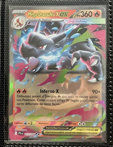 Carte pokémon méga dracaufeu - carte,