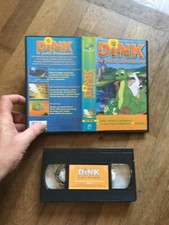 CASSETTE VIDEO VHS DESSIN ANIME DINK LE PETIT DINOSAURE reviens a la maison + 2