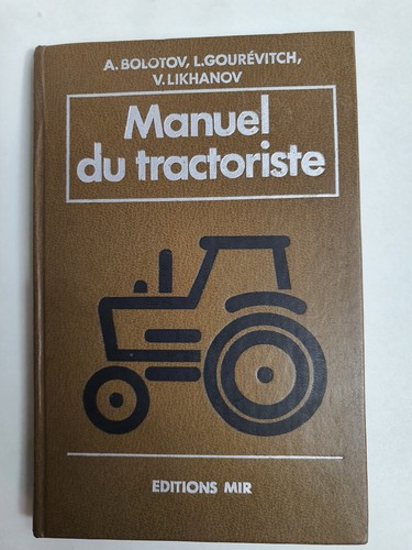 Manuel tractoriste tracteur - du,