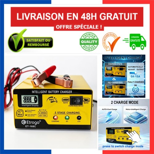 Chargeur batterie 12v - chargeur,
