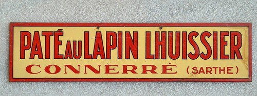Rare tôle lithographiée - tôle,