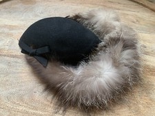 Vintage 40s Black Formal Tilt