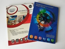 Feuilles papier photo brillant imprimante jet d'encre 200(x6) et 240 g/m² (x50)