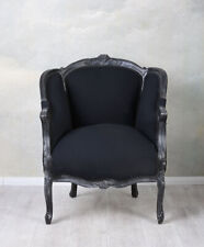 Fauteuil Rokoko Chaise Noir