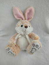 doudou peluche lapin marron