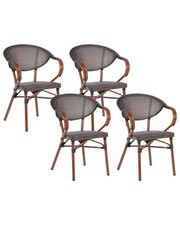 Lot de 4 Chaises de Jardin