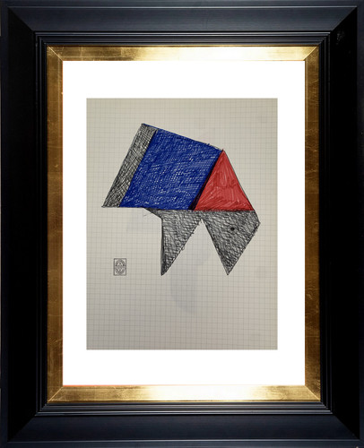 Dessin original recto verso - original, recto/verso