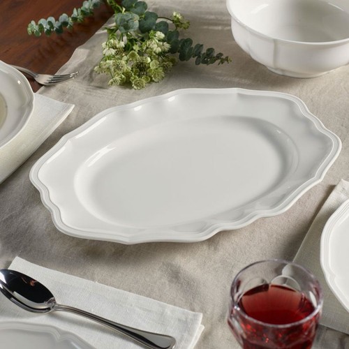 Plat ovale porcelaine - plat,