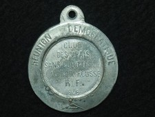 MEDAILLE ÉTAIN RÉVOLUTION 1848 CLUB DES VRAIS SANS CULOTTES  CROIX ROUSSE - LYON