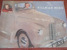 CATALOGUE THE HILLMAN MINX ( ref 44 )