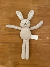 Doudou Peluche Lapin Beige Et
