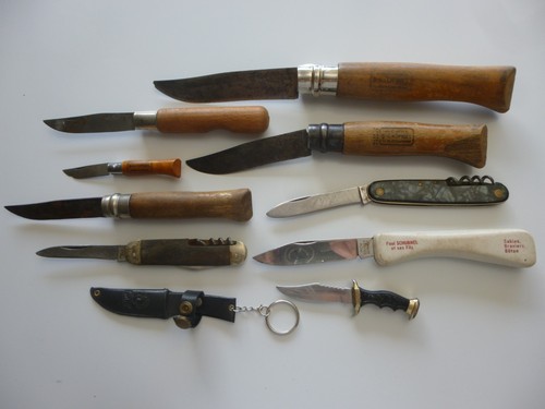 Vintage lot couteaux - vintage,