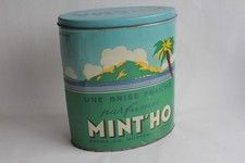 Boîte à biscuits Kréma tôle lithographiée Biscuits Mint'HO Montreuil (69796)