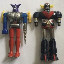 GOLDORAK POPY SHOGUN GRENDIZER WARRIORS VINTAGE METAL COLLECTOR H.13,5cm/12,3 cm