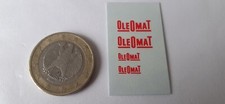 DECALCOMANIE DECALS  1/43 oleomat