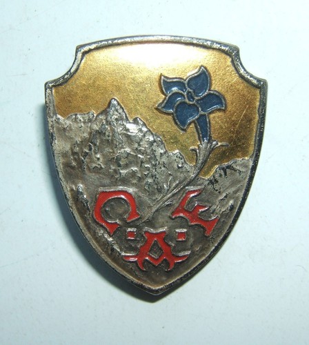 Ancien insigne club alpin - ancien,
