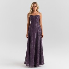 Luxury Purple Corset Evening