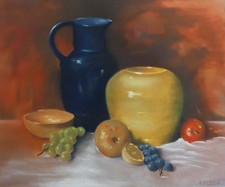 Pastel Tableau Nature Morte
