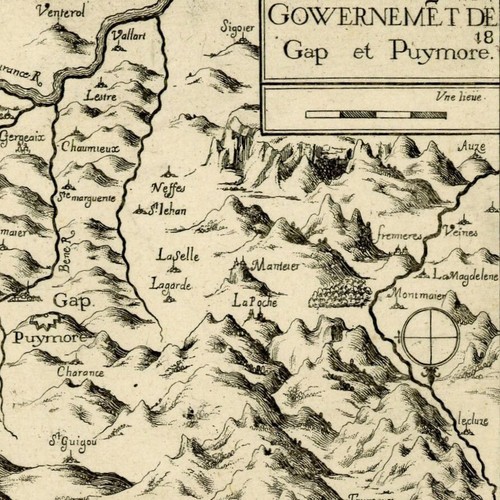 Carte géographique puymaure - carte,