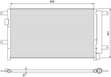 VALEO Condenseur climatisation Condenseur De Clim 815089 pour IVECO DAILY IV Bus