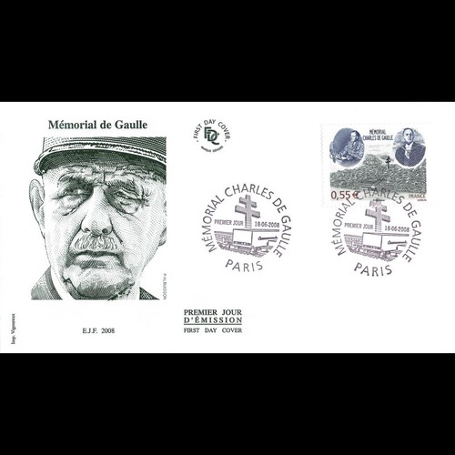 Fdc mémorial charles de - -,