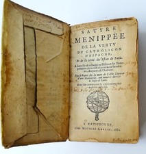 Satyre ménippée vertu - la,