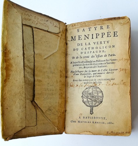 Satyre ménippée vertu - la,