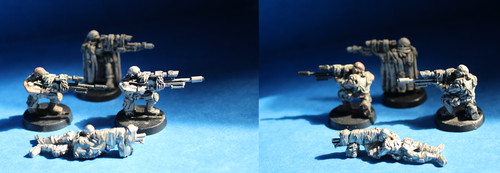 Lot figurine snipers - 4, garde