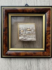 Tableau de Jérusalem | Artiste israélien Saad | Alliage cristal-argent véritable