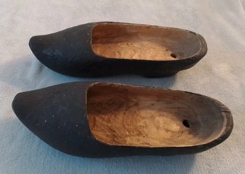 Paire sabot bois ancien - de,