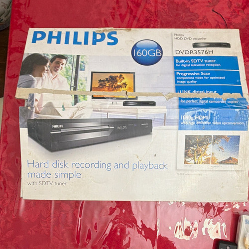 Philips dvdr3576h 160gb hdd - dvdr3576h,