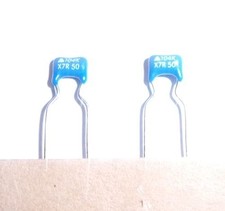 20 x condensateurs céramiques  - 100nF 0.1uF 50V X7R - Pas : 5,08mm