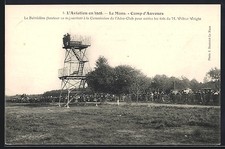 CPA Le Mans, Belvédère pour suivre les vols de Wilbur Wright au Camp d´Auvours  