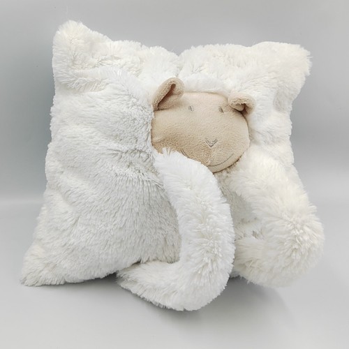 Doudou peluche mouton blanc - mouton,