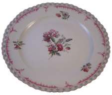 Assiette Florale En Porcelaine