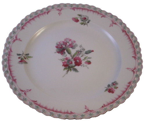 Assiette florale porcelaine - florale, en