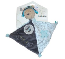 Doudou plat Aviateur - Sauthon Baby Deco - Lazare Mouchoir Bon voyage