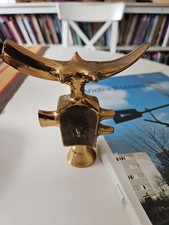 Sculpture bronze doré de Victor Roman 12 cm de haut. Figure du Roi. Signée Roman