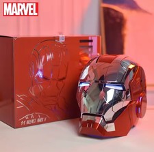  Casque Iron Man MK5 AutoKing 1:1 Commande Vocale Intelligente, Yeux Lumineux