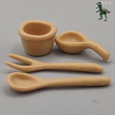 Playmobil ustensiles de cuisine-vaisselle-couvert-village-ville indiens-pirat...